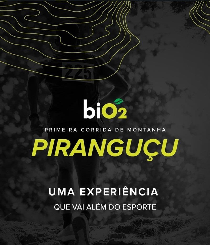 Primeira corrida de montanha em Piranguçu, evento bioO2 com experiência esportiva além do esporte, envolvimento com natureza e percurso em áreas rurais, promovendo saúde e bem-estar.