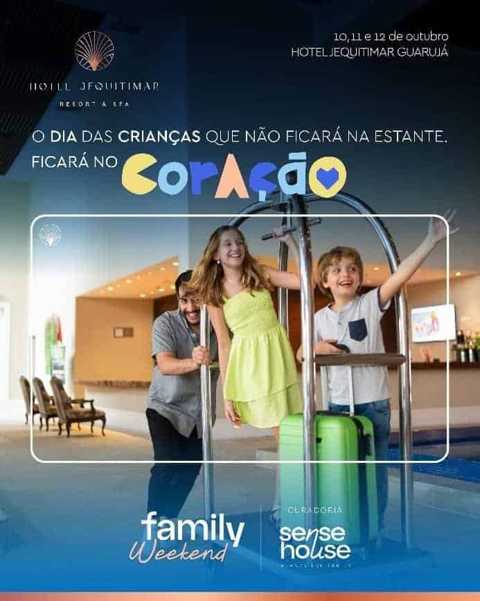 A hotelaria de lazer ideal para famílias, com espaço para crianças e lazer, no Hotel Jequitimar Guarujá, promovendo experiências memoráveis e descanso no litoral paulista.