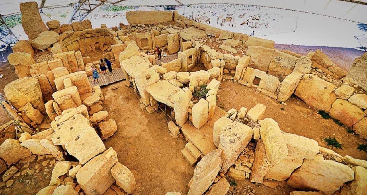 tesouros arqueológicos em malta