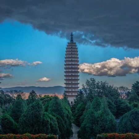 Dali Templo das Três Pagodas
