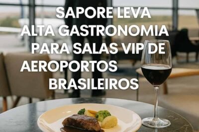 Sapore leva alta gastronomia para salas VIP