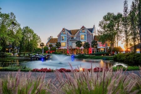 1 castelo se transforma em cenário de um conto encantado