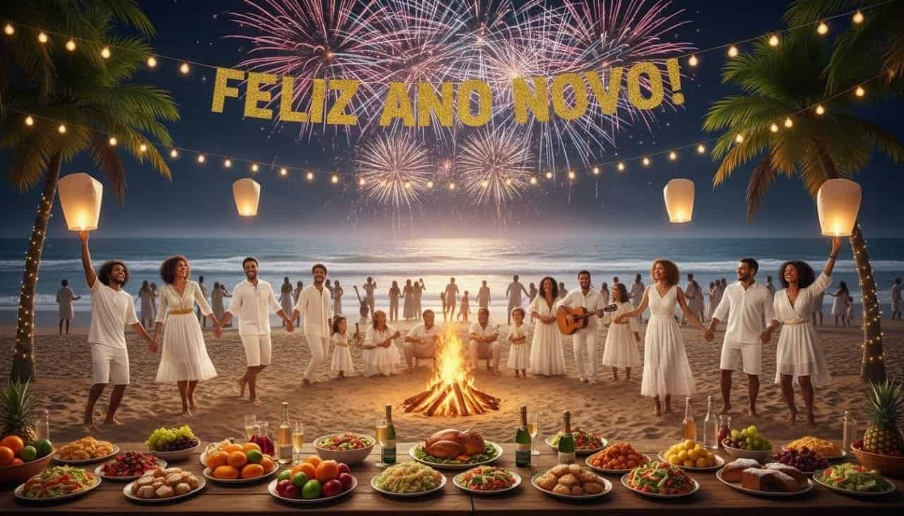 firefly gemini flash criar uma imagem que represente festas do fim do ano no brasil 420489