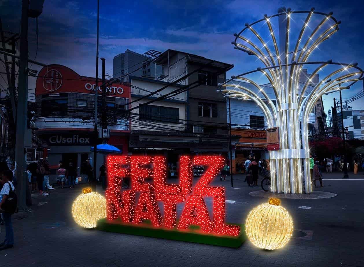 projeto de decoração do natal de duque de caxias
