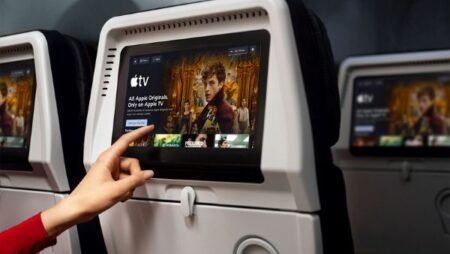 1 um catálogo apple tv nos voos de longa distância divulgação air france