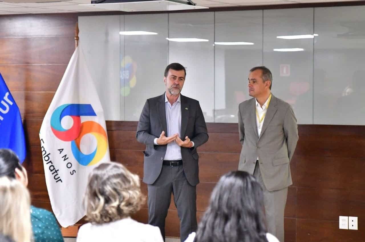 evento contou com a presença de diversos entes do governo federal e parceiros. (foto rui rodriguesembratur)