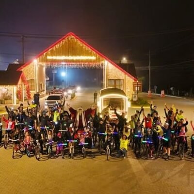 pedal luz foi realizado com sucesso no ano passado e contará com nova edição nesta sexta feira em monte verde(foto divulgação move)