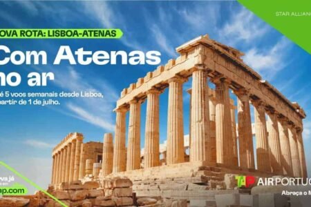 TAP lança nova rota para Antenas – Verão Europeu na Grécia TAP lança nova rota para Antenas – Verão Europeu na Grécia