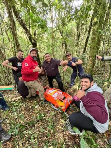 1 treino para brigadistas das trilhas geridas pela move, em 2025 (foto divulgaçãomove)