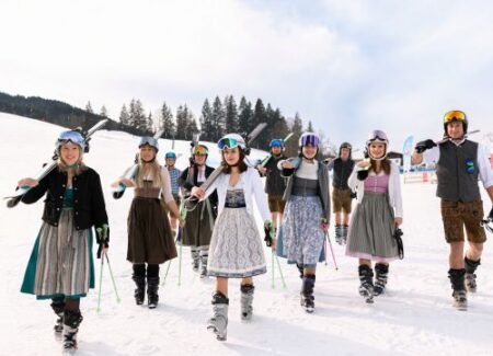 6 dirndl & lederhosen ski day credits visit austria