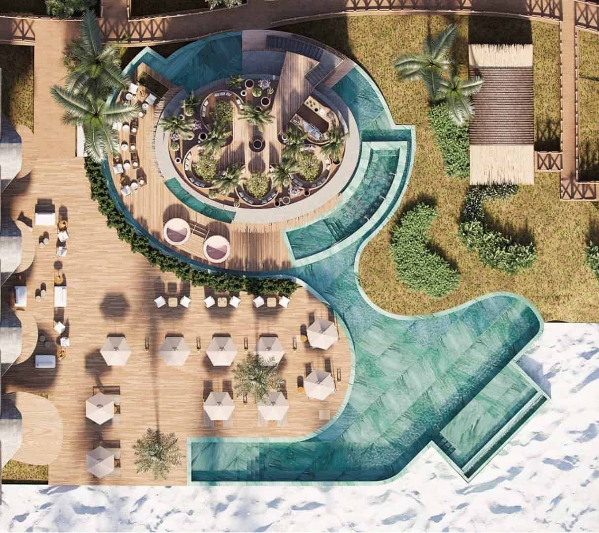 luxo pé na areia nanö beach hotel subaúma divulgação