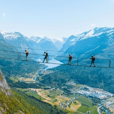 make space for spring in norway ‌photo simon sjøkvist – loen skylift